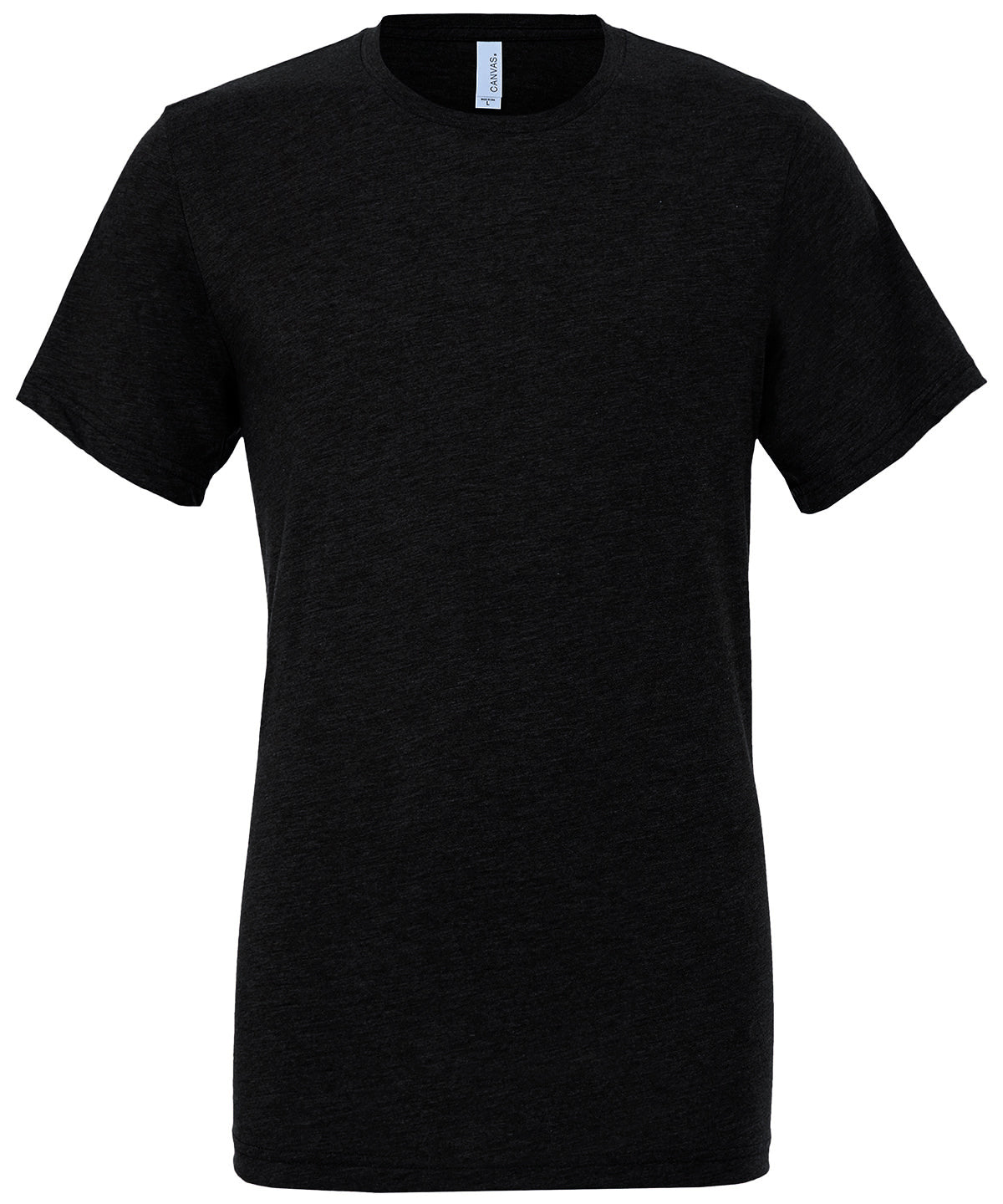 Bella Canvas Unisex Triblend Crew Neck T-Shirt - Solid Black Triblend