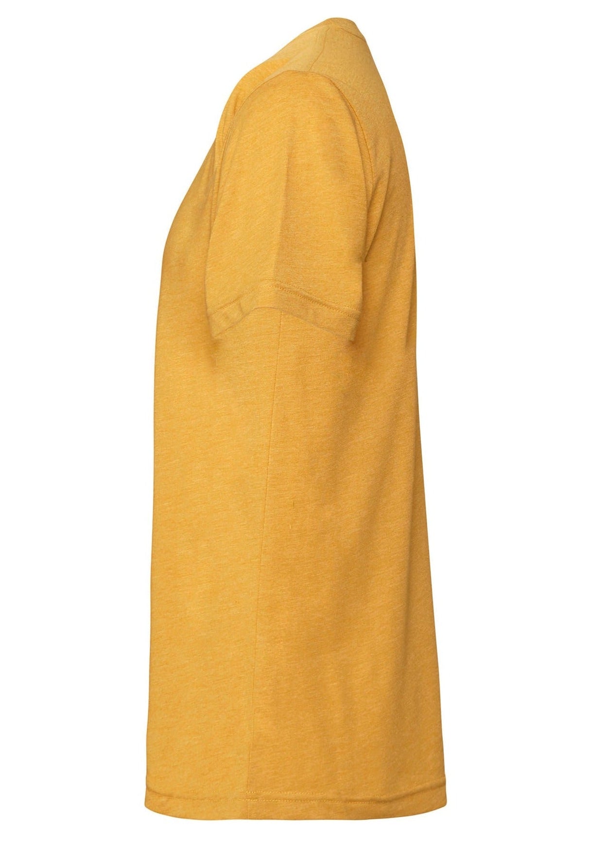Bella Canvas Unisex Heather Cvc Short Sleeve T-Shirt - Heather Mustard