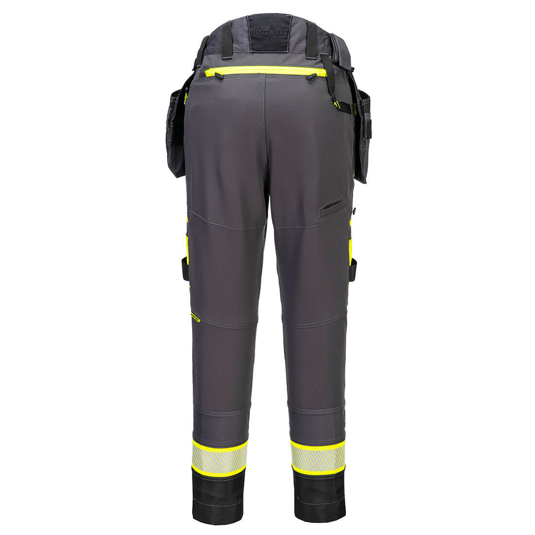 Portwest DX4 Women's Detachable Holster Pocket Trousers #colour_black