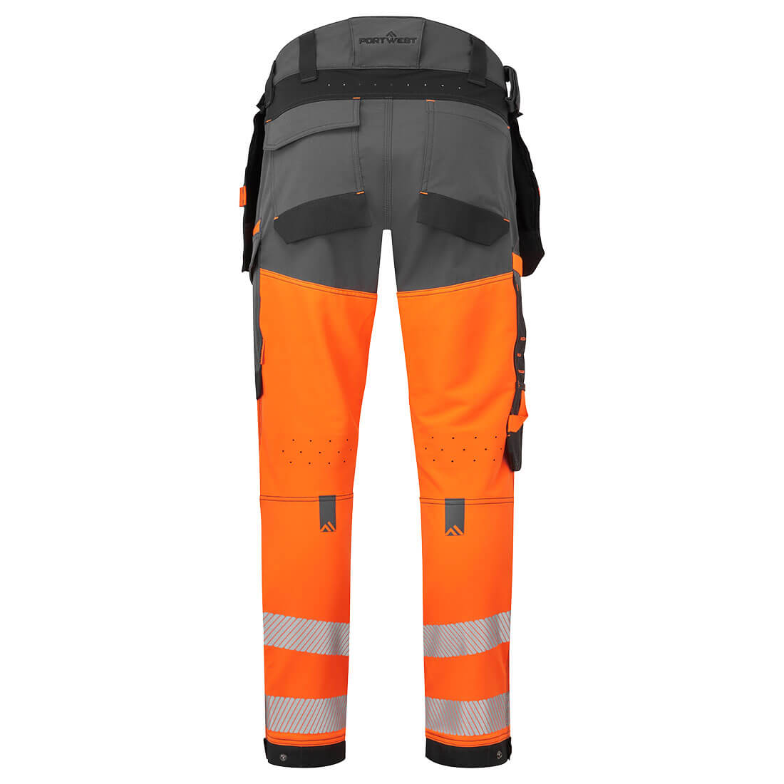 Portwest EV4 Hi-Vis Stretch Detachable Holster Class 1 Trousers