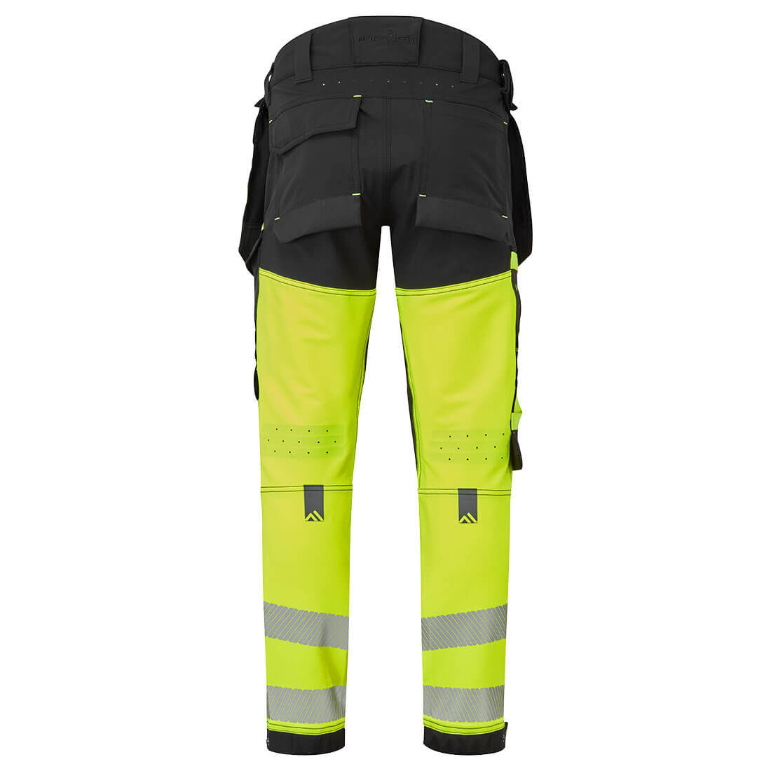 Portwest EV4 Hi-Vis Stretch Detachable Holster Class 1 Trousers