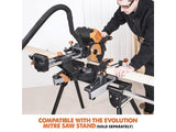 Evolution R255SMS-DB+ Multi-Material Sliding Mitre Saw 255mm 1600W 110V