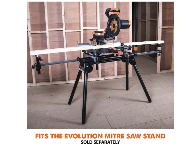 Evolution R255SMS+ Pro Multi-Material Sliding Mitre Saw 255mm 2000W 240V