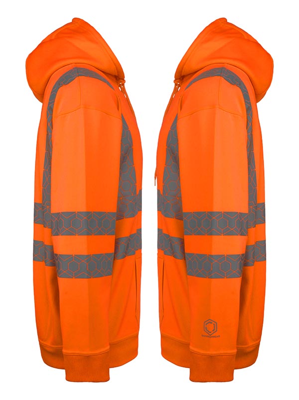 Beeswift Envirowear Recyclable Hi-Vis Hoodie