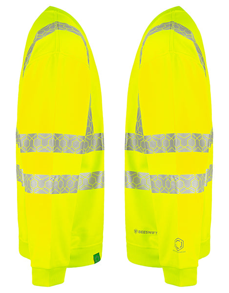 Beeswift Envirowear Recyclable Hi-Vis Sweatshirt