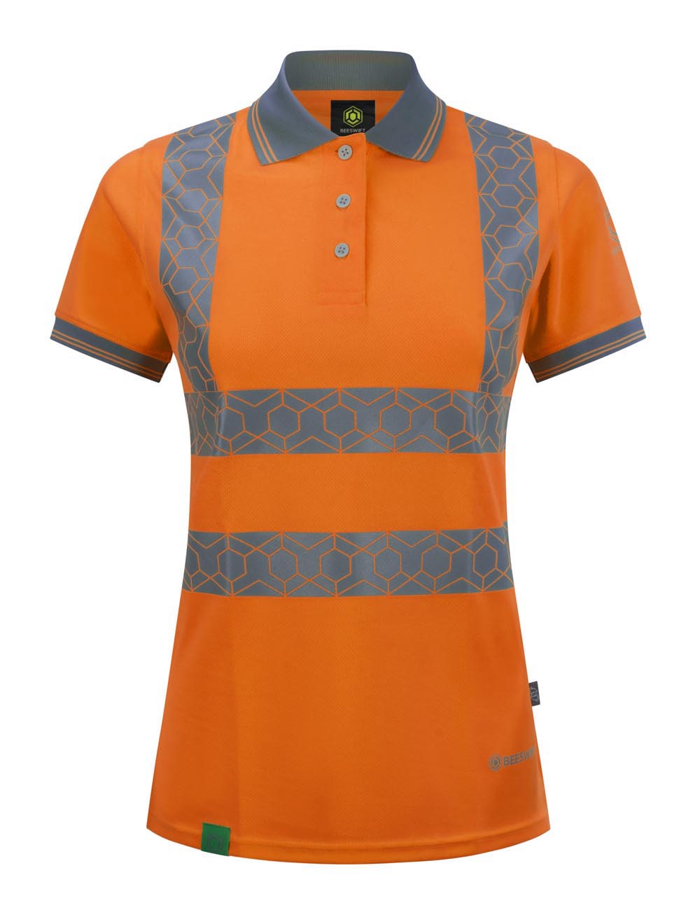 Beeswift Ewear Recyclable Womens Hi Vis S/S Polo Shirt