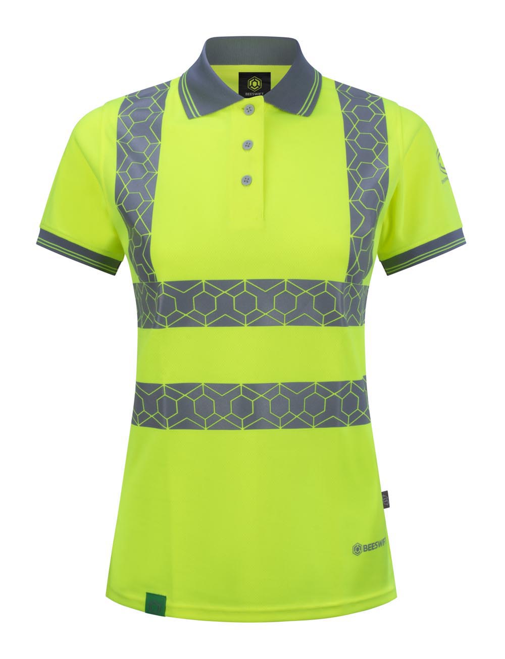 Beeswift Ewear Recyclable Womens Hi Vis S/S Polo Shirt