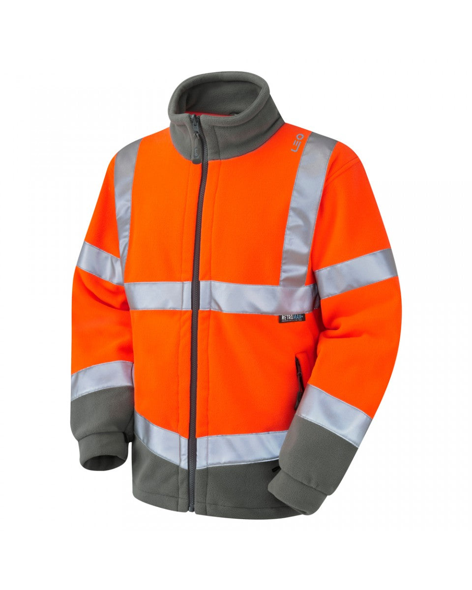 Leo Workwear CLOVELLY + HARTLAND Leo 3-in-1 Anorak + Fleece Jacket