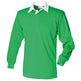 Front Row Long Sleeve Plain Rugby Shirt