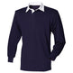 Front Row Long Sleeve Plain Rugby Shirt