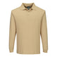 Portwest Flame Resistant Anti-Static Long Sleeve Polo Shirt
