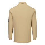Portwest Flame Resistant Anti-Static Long Sleeve Polo Shirt