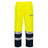 Portwest Bizflame Rain+ Hi-Vis Light Arc Trousers #colour_yellow-navy