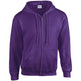 Gildan Heavy Blend Full Zip Hooded Sweatshirt - Purple