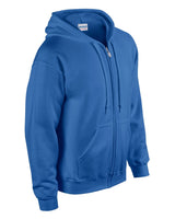 Gildan Heavy Blend Full Zip Hooded Sweatshirt - Royal