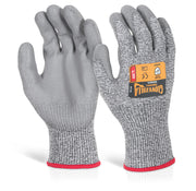 Beeswift Glovezilla Pu Palm Coated Glove Grey