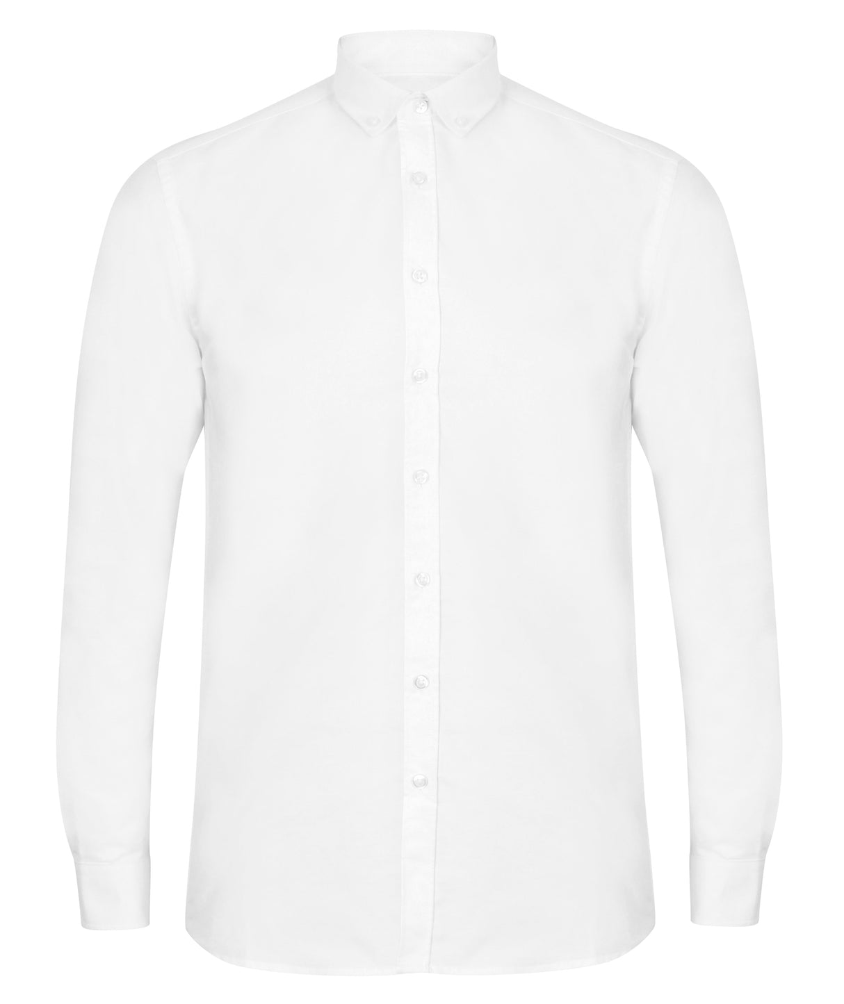 Henbury Modern Long Sleeve Oxford Shirt