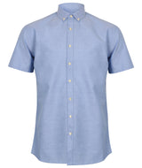 Henbury Modern Short Sleeve Oxford Shirt