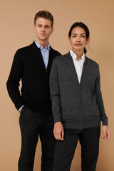 Henbury Unisex Zip-Through Cardigan