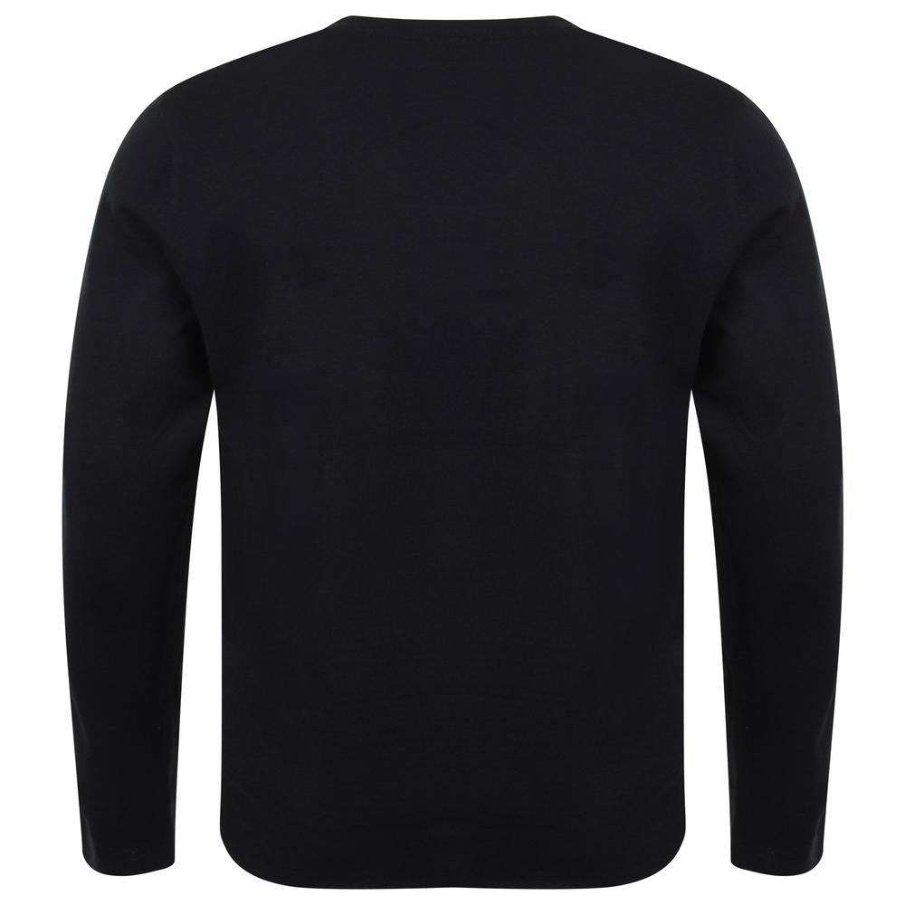 Henbury 12 Gauge V-Neck Jumper