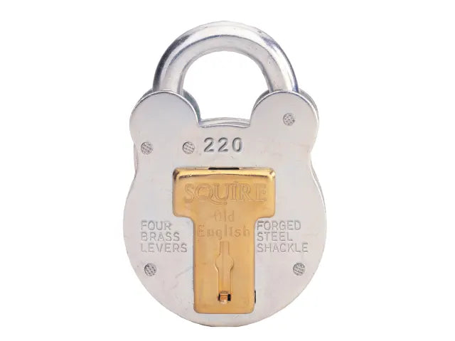 Squire 220 Old English Padlock with Steel Case 38mm