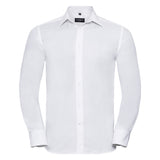 Russell Collection Long Sleeve Easycare Tailored Oxford Shirt