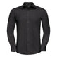 Russell Collection Long Sleeve Polycotton Easycare Fitted Poplin Shirt