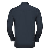 Russell Collection Long Sleeve Polycotton Easycare Poplin Shirt