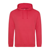 Awdis Just Hoods College Hoodie - Lipstick Pink