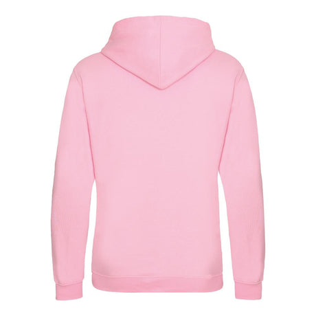 Awdis Just Hoods Varsity Hoodie - Baby Pink/Arctic White