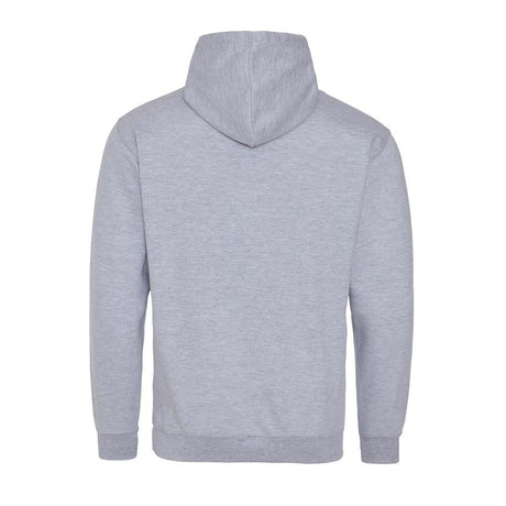 Awdis Just Hoods Varsity Hoodie - Heather Grey/Jet Black