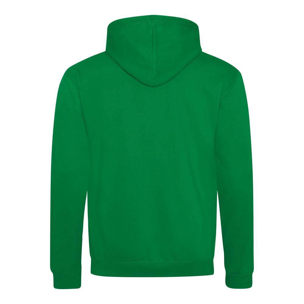 Awdis Just Hoods Varsity Hoodie - Kelly Green/Arctic White