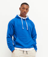 Awdis Just Hoods Varsity Hoodie - Hot Pink/French Navy*