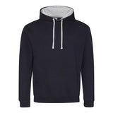 Awdis Just Hoods Varsity Hoodie - New French Navy/Heather Grey*?