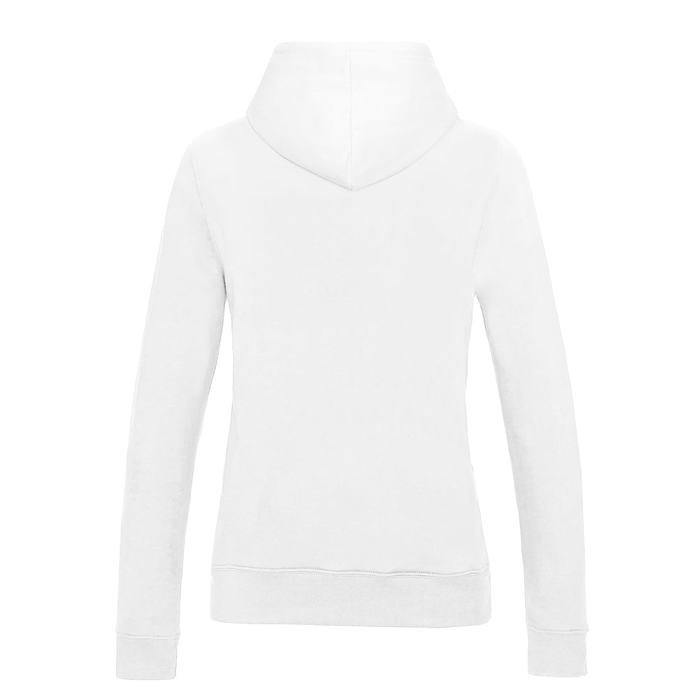 Awdis Just Hoods Women's College Hoodie - Arctic White