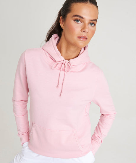 Awdis Just Hoods Women's College Hoodie - Candyfloss Pink