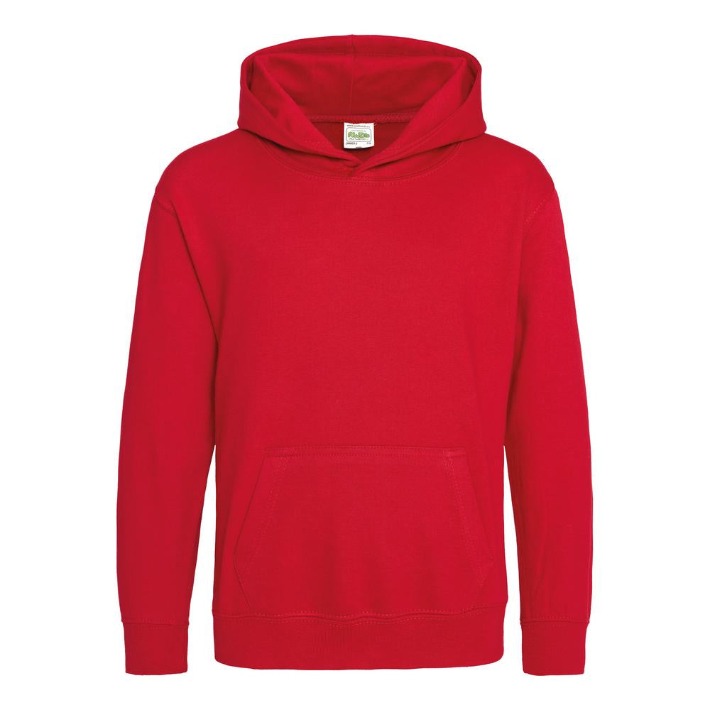 Awdis Just Hoods Kids Hoodie - Fire Red