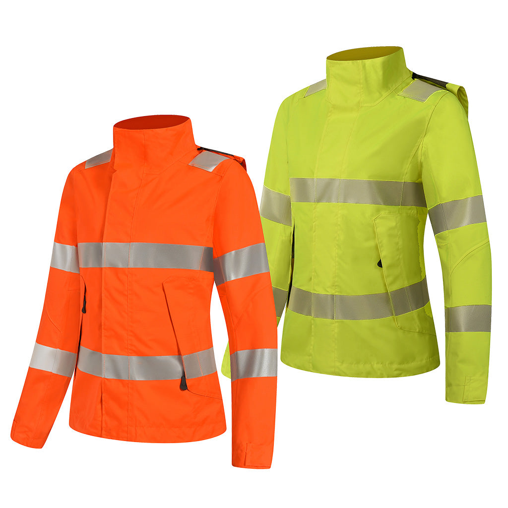 Future Garments Ladies Hi-Vis Ripstop Waterproof Jacket