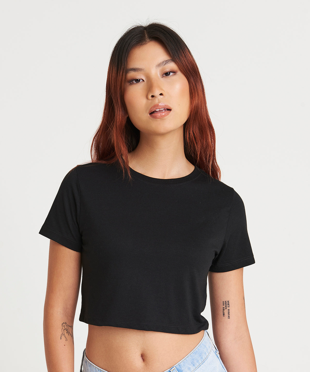 Awdis Just T's Women's Triblend Cropped T