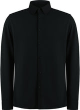 Kustom Kit Long Sleeve Superwash® 60° Piqué Shirt (Tailored Fit)