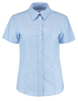 Kustom Kit Women's Workplace Oxford Blouse Short-Sleeved (Tailored Fit)