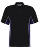 Kustom Kit Track Polo (Classic Fit) - Black/Purple/White