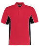 Kustom Kit Track Polo (Classic Fit) - Red/Black/White