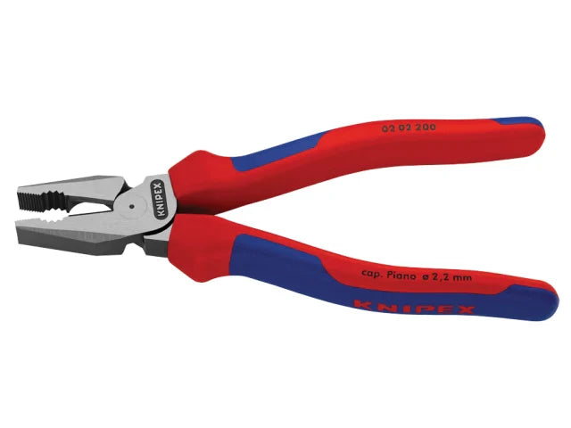 Knipex High Leverage Combination Pliers Multi-Component Grip 200mm