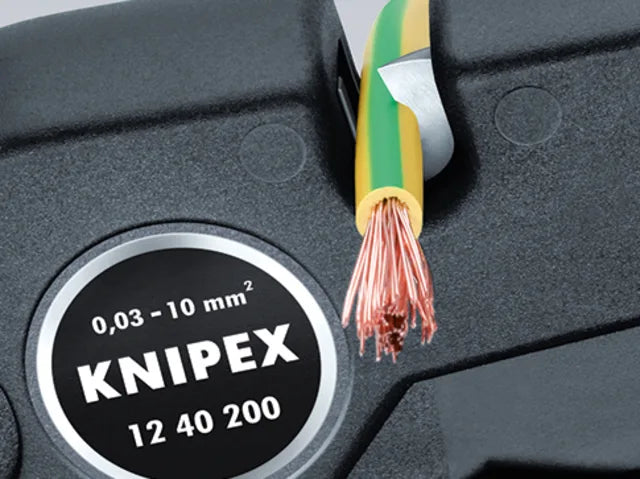 Knipex Self-Adjusting Insulation Stripper 0.03-10mm