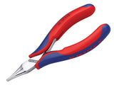 Knipex Flat Jaw Electronics Pliers Multi-Component Grip 115mm