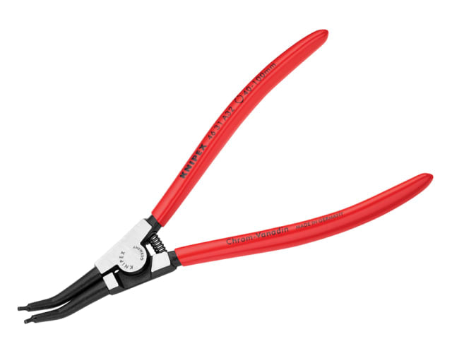 Knipex Circlip Pliers External 45° Bent Tip 40-100mm A32