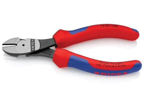 Knipex High Leverage Diagonal Cutters Multi-Component Grip 160mm