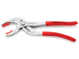 Knipex Plastic Pipe Grip Pliers Plastic Jaws Chrome 250mm - 75mm Capacity