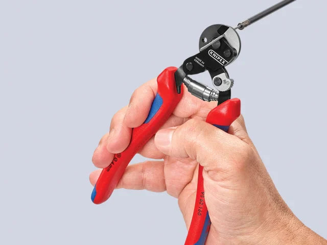 Knipex Wire Rope Cutters Multi-Component Grip 160mm